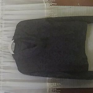 So collection beautiful gray black hooded athletic jacket size L